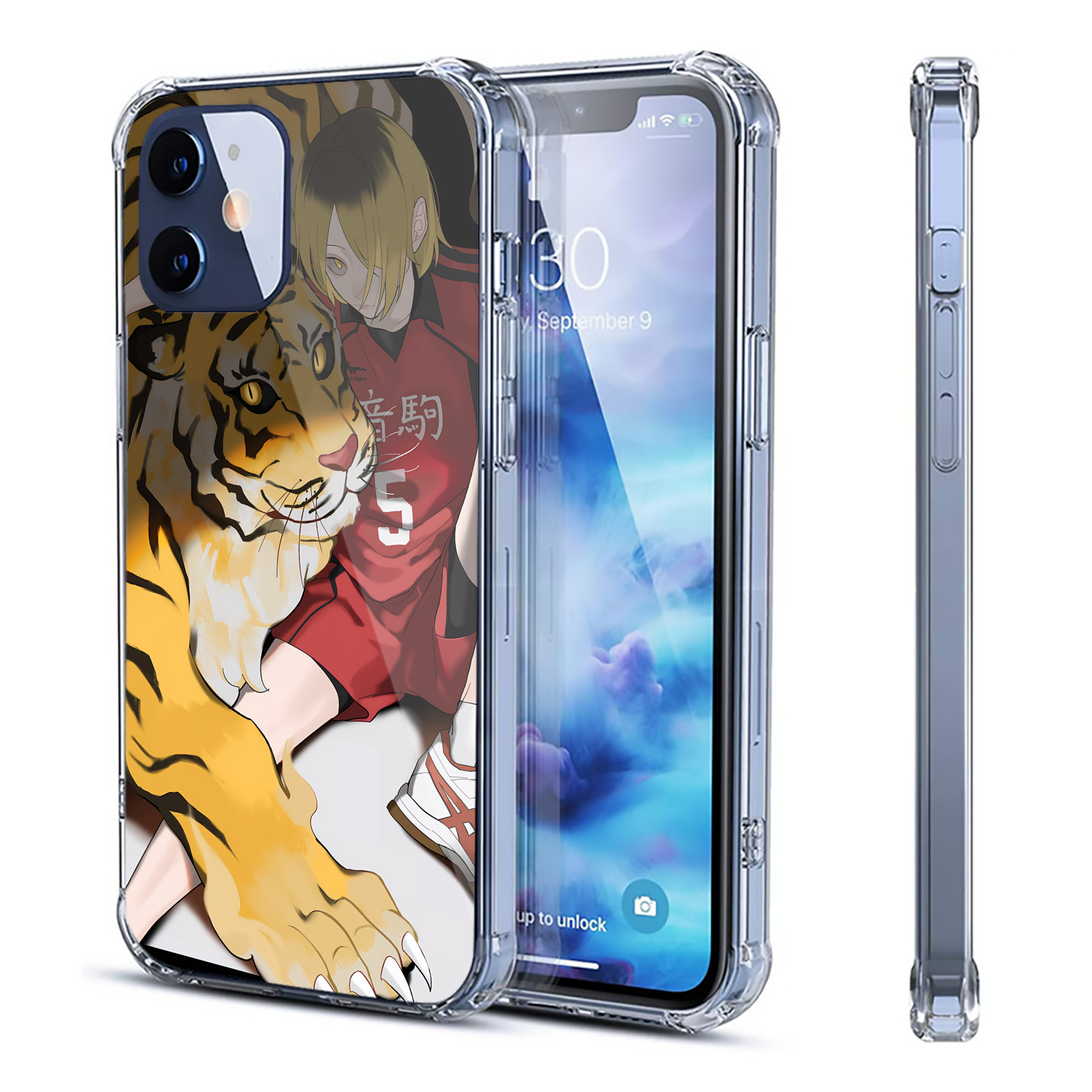 （画像用） ハイキュー!! Haikyu!! 【iPhone 12シリーズ対応】透明スマホケース（クリアソフトケース）
